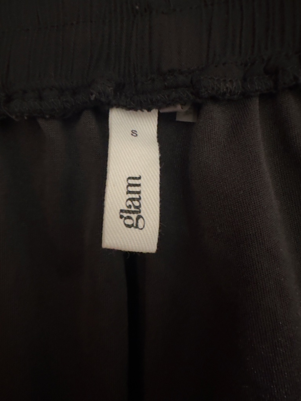 glam Black Ruffled Drawstring Skirt - Picture 4 of 4
